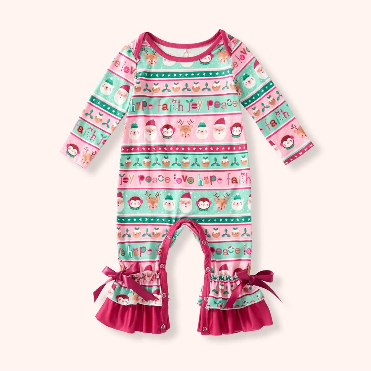 Tinsel & Tidings Baby Girl Romper