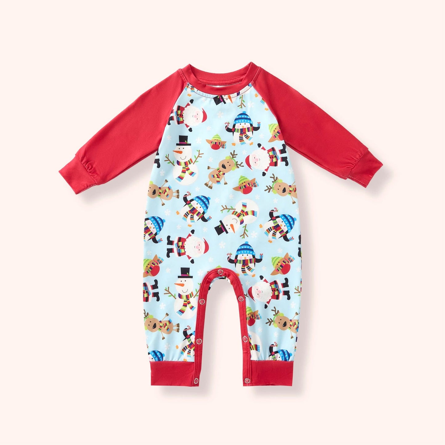 Frosted Fun Baby Boy Romper