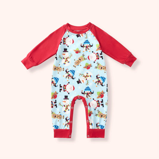 Frosted Fun Baby Boy Romper