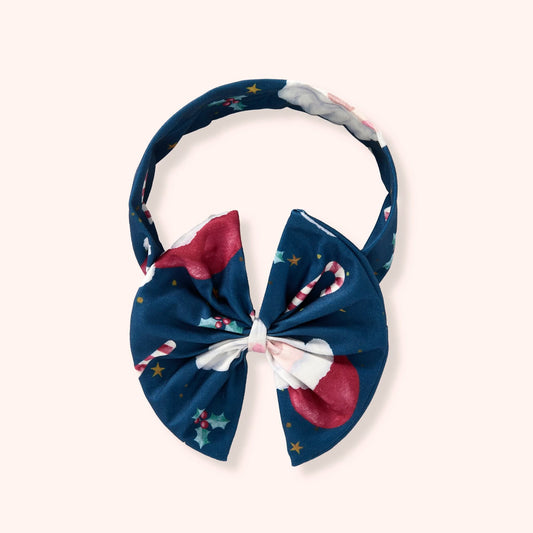 Holly Jolly Joy Headband Bow